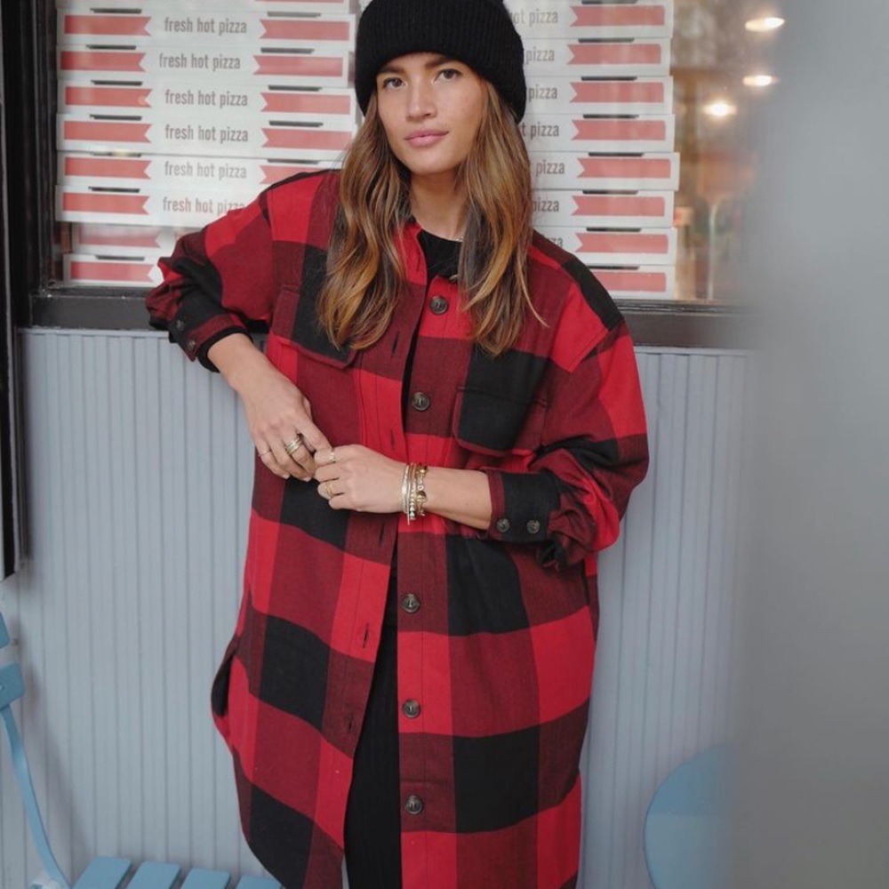 Long shirt jacket